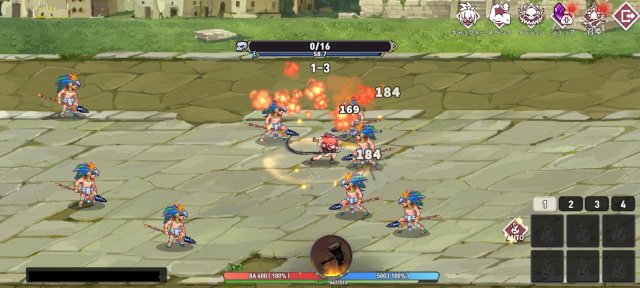 異世界鍛冶屋の育て方のゲームプレイ画面