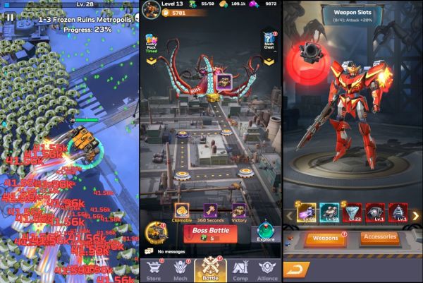 メカアサルトのスマホゲーム画像
