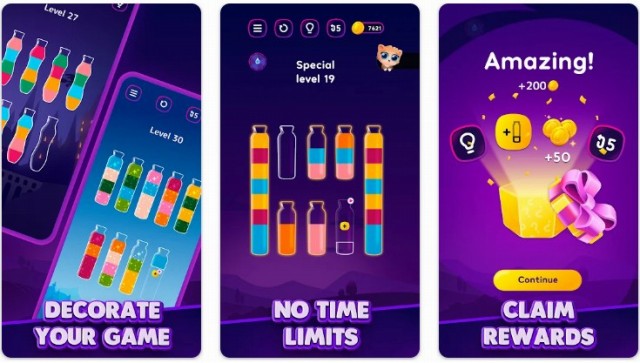 Get Color：Color Water Sortのゲーム画像