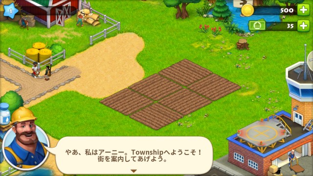 タウンシップの街づくりの様子